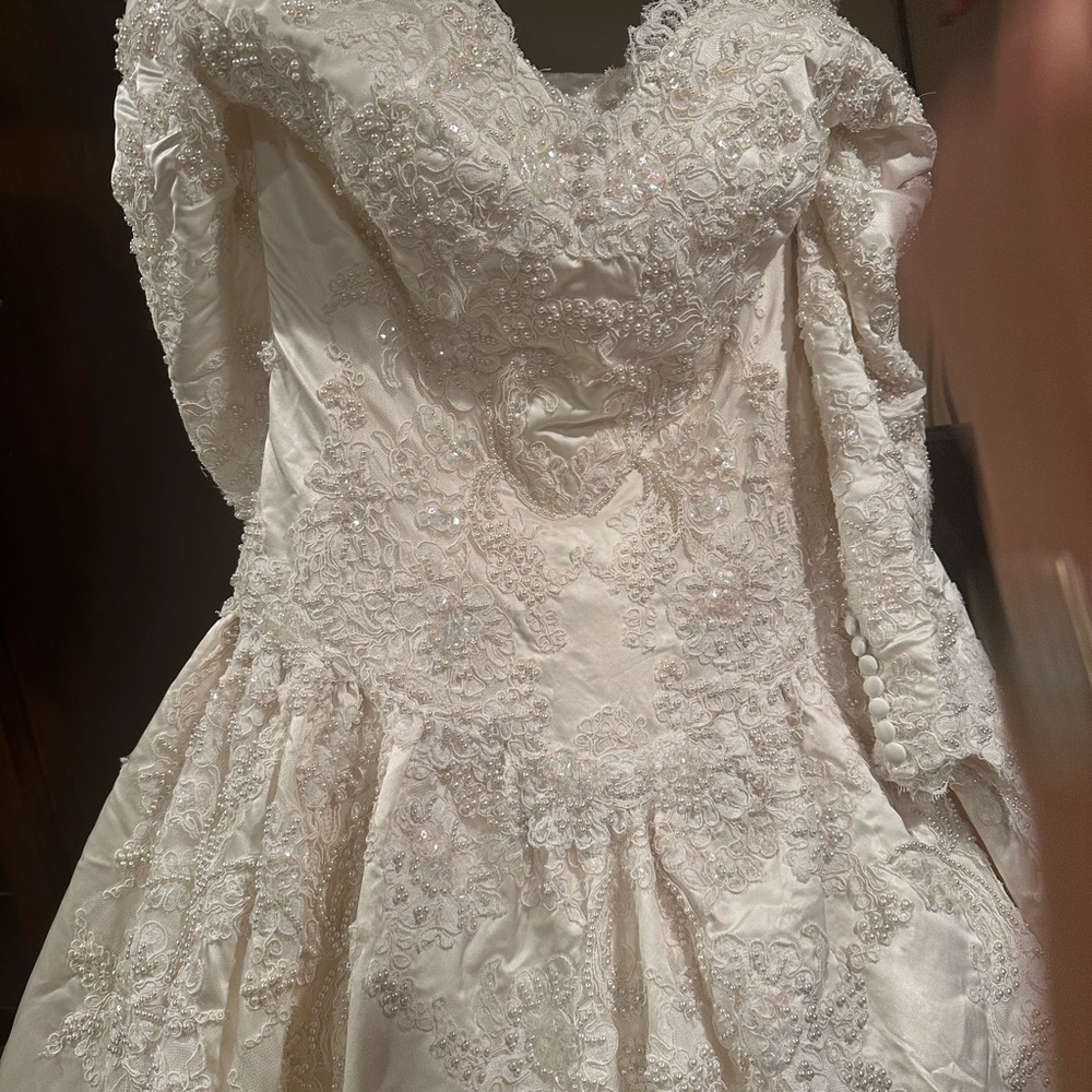 Silk Taffeta Wedding Gown